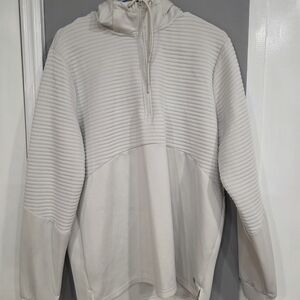 Apana Men's Cream Zip Up Hoodie